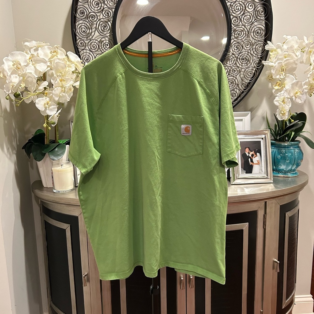 Carhartt Green Short Sleeve Pocket Tee
